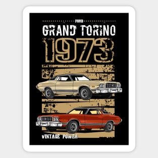 Classic V8 Torino Car Sticker